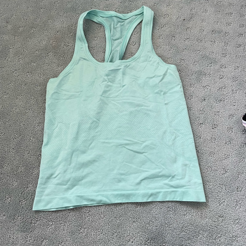 Lululemon swiftly tank light blue